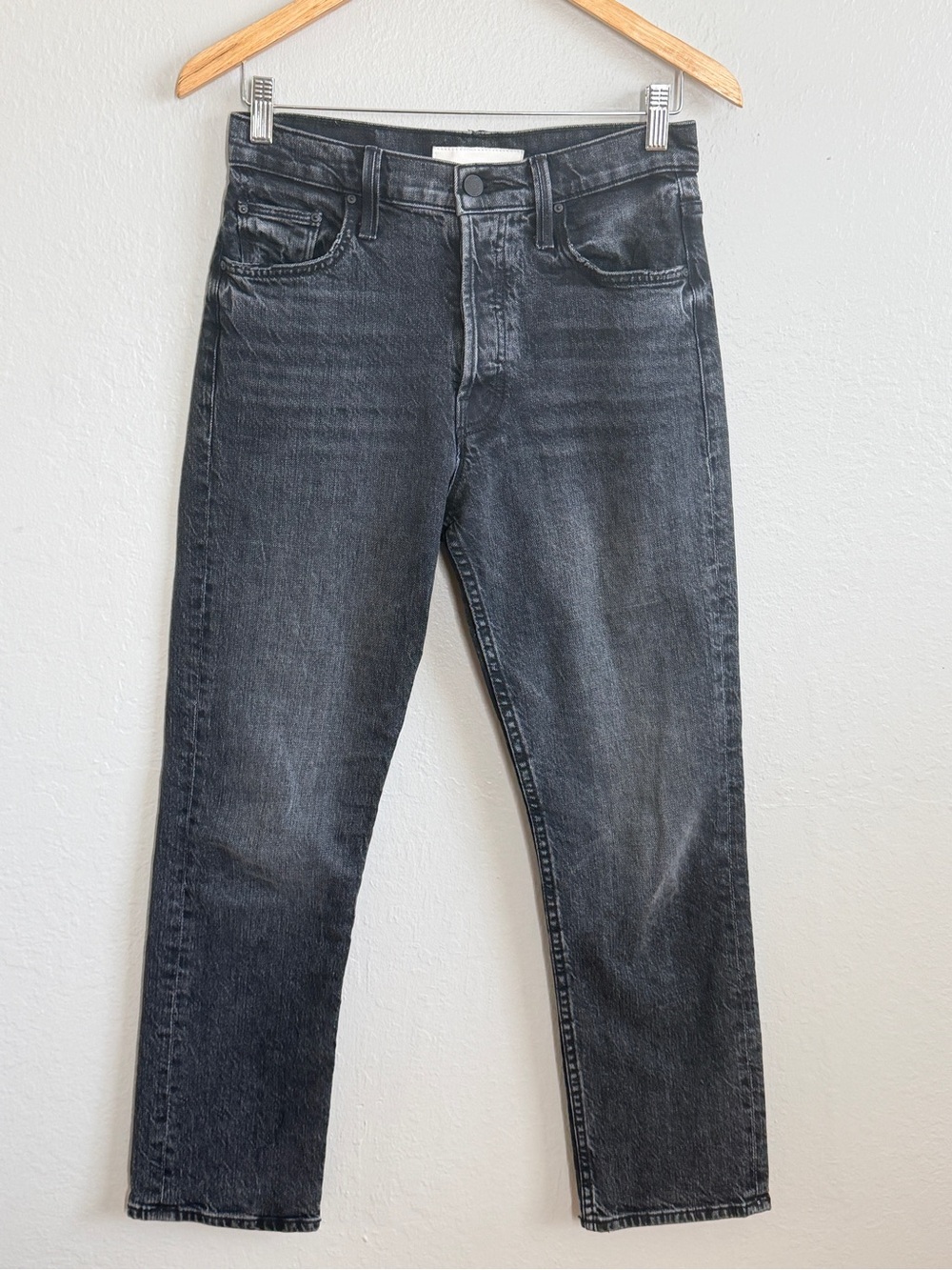 MOTHER The Tomcat Ankle On The Fly Black Jeans 27
